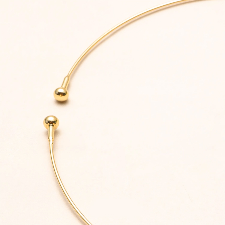 Minimalist and elegant versatile 18K gold bare ring customization, simple and fashionable, high-end feeling, can be matched with pendant collar necklace